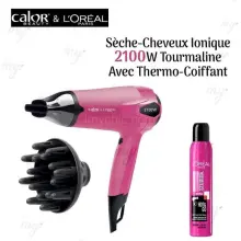 Sèche-cheveux Calor 2100W Anti-Frisottis YY2480FF