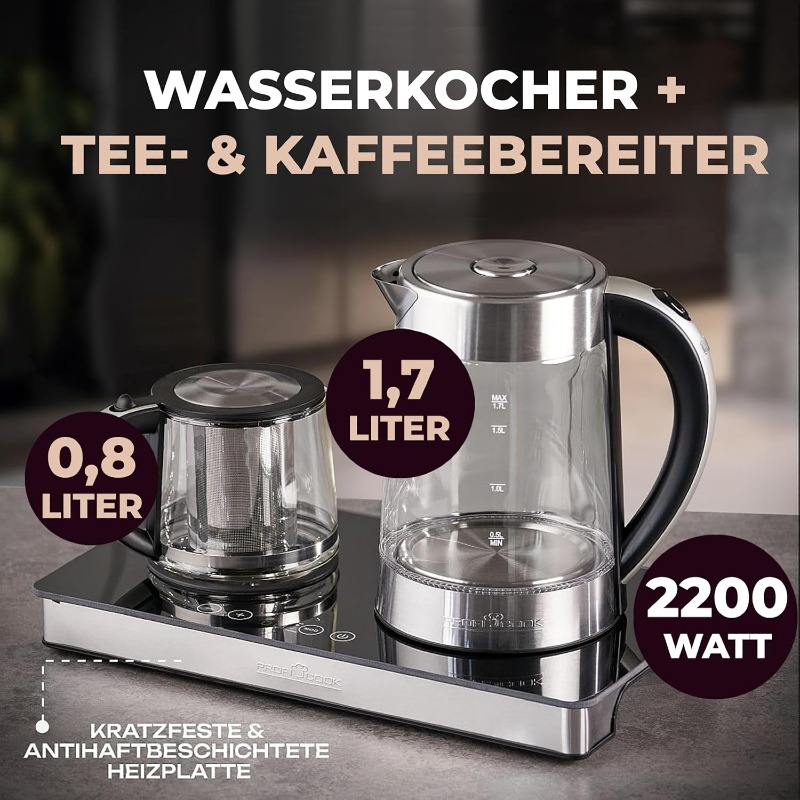 Proficook Bouilloire Thé Café PC-TKS1056