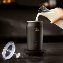 L'OR Barista Mousseur à Lait 250 ml Noir Chaud & Froid
