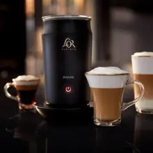 L'OR Barista Mousseur à Lait 250 ml Noir Chaud & Froid
