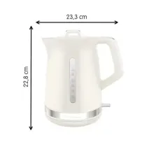 Moulinex Bouilloire Soleil 1,7 L 2400 W Ivoire BY320A10