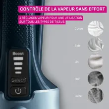 Calor Défroisseur 3en1 vertical/horizontal 1800w Bleu Pure Force dt8755