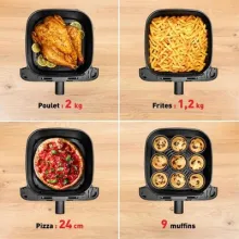 Tefal Air fryer Très grande capacité de 7.5 L Easy Fry Mega EY855BE0